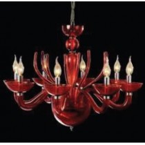 Beautiful Red Acrylic Pendant Light Chandelier
