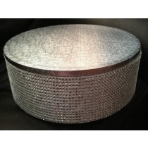 Bowl shape with dots design Aluminum Cake Stand