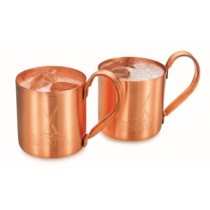 Plain Copper mug Inside Copper