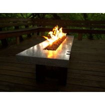 Contemporary Bronze Color Table Style Fire Pit