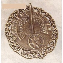 Antique Copper Sundial 