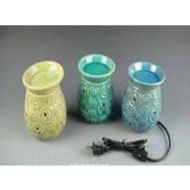 3 Colored Ceramic Electric Wax Warmer With line(Set Of 3)