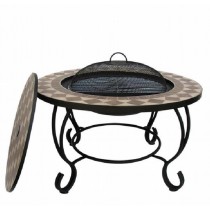 76cm Round Fire Pit Table With 51cm Round Steel Bowl