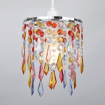 Beautiful Multicolored Acrylic Droplets Chandelier 