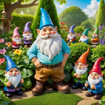 Big & Small Size Garden Gnomes