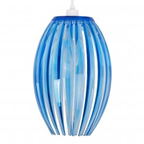 Blue Semi Transparent Lamp shape Chandelier