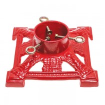 Cast Iron Red 12 Inch Christmas Tree Stand 