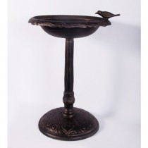 Classic Hand Crafted Bronze Finish Aluminium Bird Bath