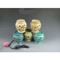 Cutout Vase Style Ceramic Electric Wax Warmer Oil Burner(Set Of 5) 
