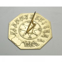 Decorative Brass Navigator Sundial 