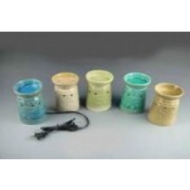 Decorative Colored Ceramic Electric Wax Warmer Oil Burner(Set Of 5) 