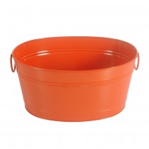 Decorative Metal Oval Beverage Party Tub
