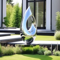 Large Outdoor Stainless Steel Sculpture