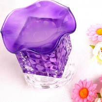 Purple Crystal Aroma Lamp