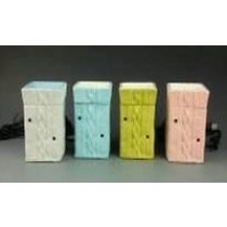 Rectangle Colored Ceramic Electric Wax Warmer Oil Burner(Set Of 4)