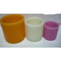Round Shape Hollow Candle dim (mm)4”x 4”