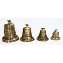 Small 4 Inch Antique Brass Bell