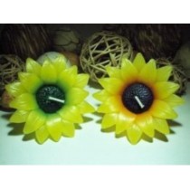 Sunflower Handmade Floating Candle-(1 Pcs)