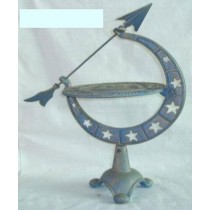 Unique Cast Iron Sundial 