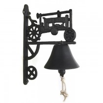 Unique Design Black Cast Iron Garden Bell 