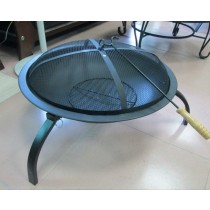 Fire pit for garden, size: 455 x 340 x 330mm