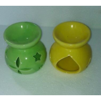 Green and Yellow Ceramic Aroma Diffuser
