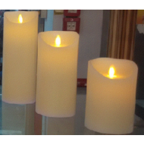 LED moving flame candle with 5 hours timer 