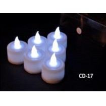pure white colour changing led candles