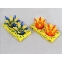 yellow packing floating  candles  gift set  2 pcs