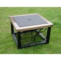 Fire pit for outdoor patio, Size 27"L X27"W X33.5"H.