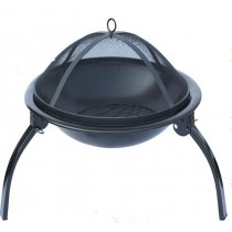 Fire pit for outdoor patio size 82 x 82 x 69 cm