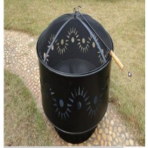 Fire pit for outdoor patio, size; 74 x 61cm