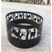 Fire pit for garden patio, 21.5 x 21.5 x 15.8"