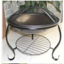 Fire pit for garden in round shape, size 67 x 67 x 54cm