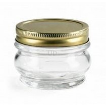 OrtoLano Canning Jar with Golden Lid