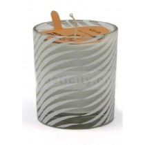 Wave Pattern Scented Glass Candle Jars