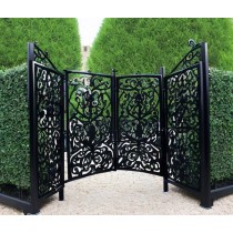 Realistic Exterior Complete Closed 2-Frame Gate